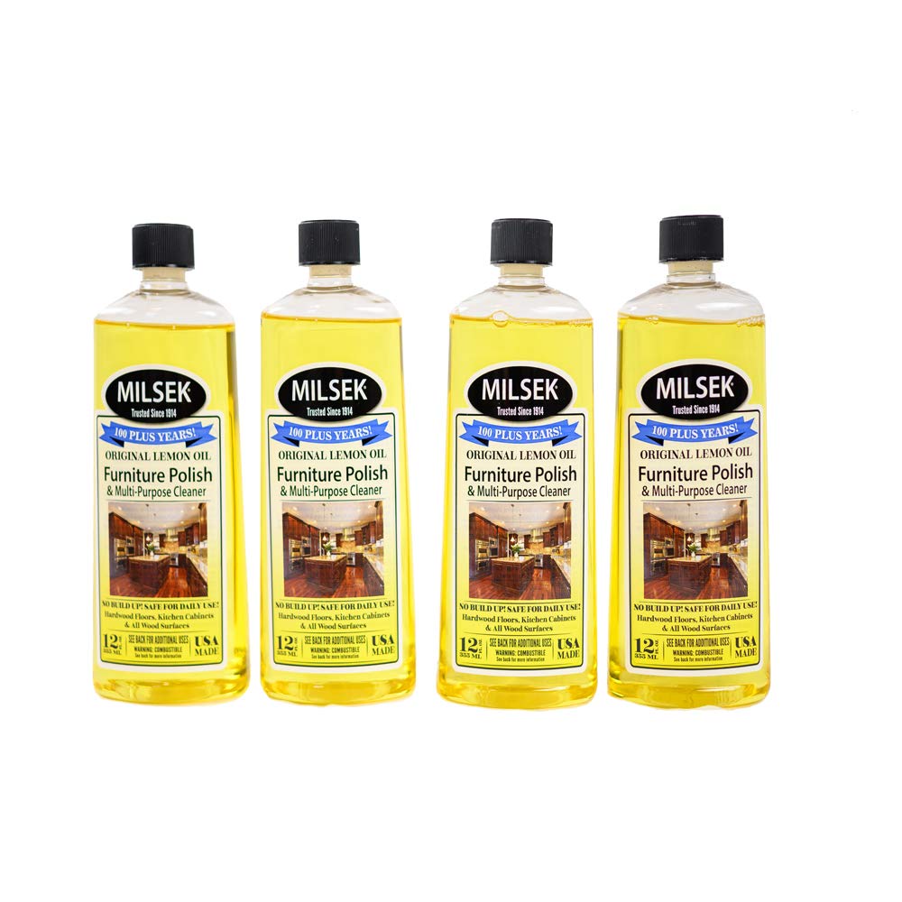 Milsek Lm 4 Furniture Polish And Cleaner With Lemon Oil 12 Ounce