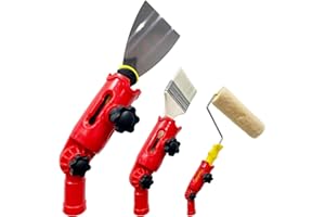 YLTOLOO Multi-Angle Paint Brush Extender for High Ceiling, 1 PCS Extension Pole Attachments with Rotating Head for Paint Rollers, Great for Walls, Corners, Edges