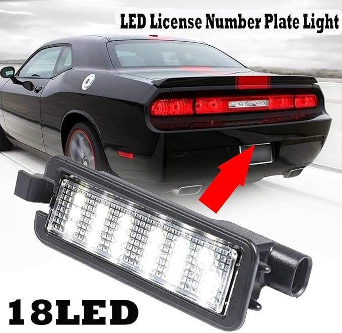 LED License Plate Light For Dodge Charger Challenger
