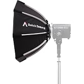 Aputure Quick Dome 40 40cm Circular Softbox with Mini ProLock Mount | Compatible with STORM 80c, Includes 1-Stop/2-Stop Diffusion &amp; 40&deg; Grid
