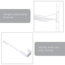 Smart Design Over The Door Adjustable Pantry