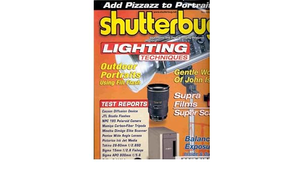 SHUTTERBUG MAGAZINE NOVEMBER 2000 GENTLE WORLD OF JOHN ISSAC ...