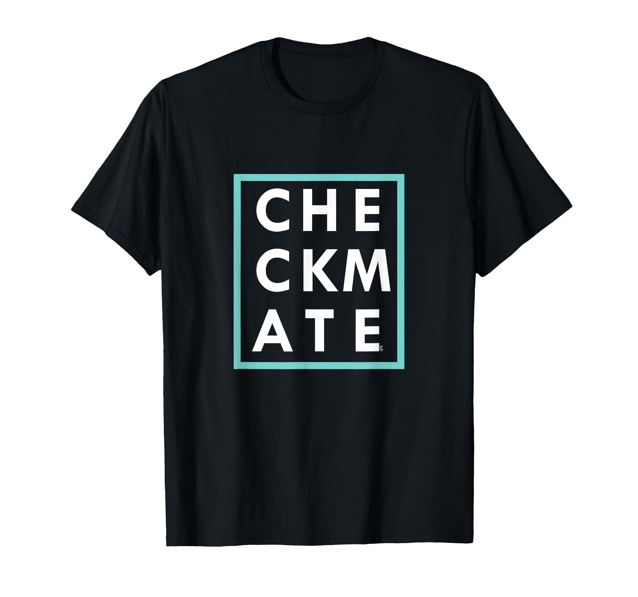 Chess Player Checkmate Modern Checker Typography Gift T-Shirt