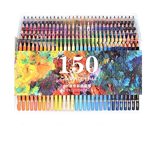 Best 150 Crayons Aquarelle Ectech Professionnel Crayons De