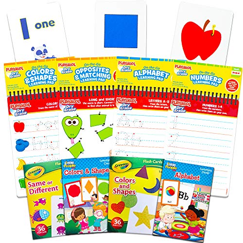 Playskool Flash Cards and Learning Pad Super Set 4 Flashcards Packs