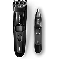MANSCAPED® The Face Grooming Duo Contains: The Beard Hedger® Premium Precision Beard Trimmer and The Weed Whacker® 2.0 Nose a