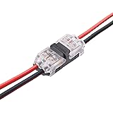 Low Voltage Wire Connectors, Brightfour 12 Pack Quick Solderless Wire Splice Connector, 2 Way Automotive Wire Connectors, Rel