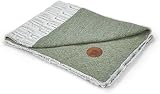 Petface Sage Herringbone Pet Comforter Blanket view 3