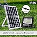 Solar Flood Lights Outdoor LED Dusk to Dawn 1260 Lumens Super Bright Waterproof Security Light with Remote