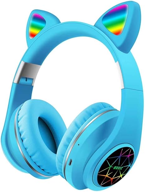 Amazon Co Jp ショッピングから音楽を聴くための適切な猫耳ヘッドセット ルミナスワイヤレスbluetoothハンズフリーサポートtfカード折り畳み式の機能イヤーマフソフトアジャスタブル Color Blue ホーム キッチン Amazon Co Jp ショッピングから音楽を聴くための適切な猫耳ヘッドセット ルミナスワイヤレスbluetoothハンズフリーサポートtfカード折り畳み式の機能イヤーマフソフトアジャスタブル Color Blue ホーム キッチン