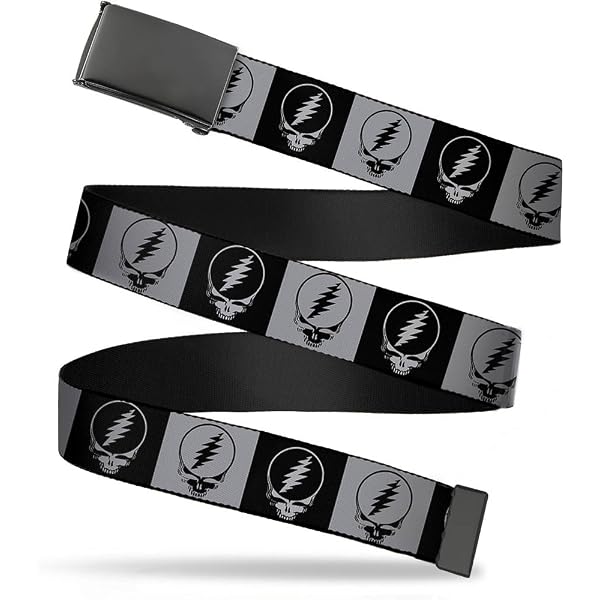 Buckle-Down Web Belt Dead Men Tattoo 1.5 display picture 3