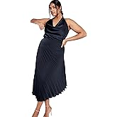 City Chic Women's Plus Size Skirt - Amaya Asymmetrical Harmonica Pleat