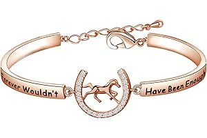 CENWA Horse Memorial Jewelry Horse Bracelet Forever Wouldn’t Have Been Enough Bracelet for Horse Lovers in Memory of Horse