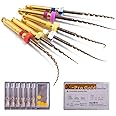 Easyinsmile X-Pro Gold Rotary Files 6PCS Dental Endodontic Niti Root Canal Files (31MM Assorted)