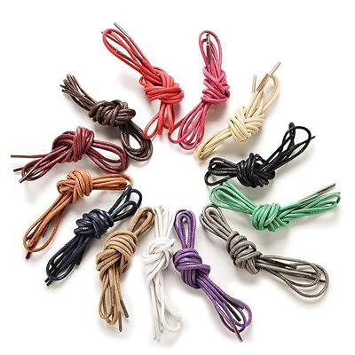 Buy Coobbar Round Waxed Shoelaces 13 Pairs at Ubuy Uganda