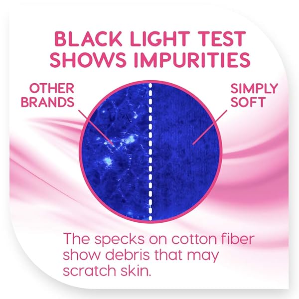 MEDLINE SIMPLY SOFT COTTON ROUNDS (300 COUNT), 100% COTTON ABSORBENT AND TEXTURED COTTON PADS, LINT-FREE