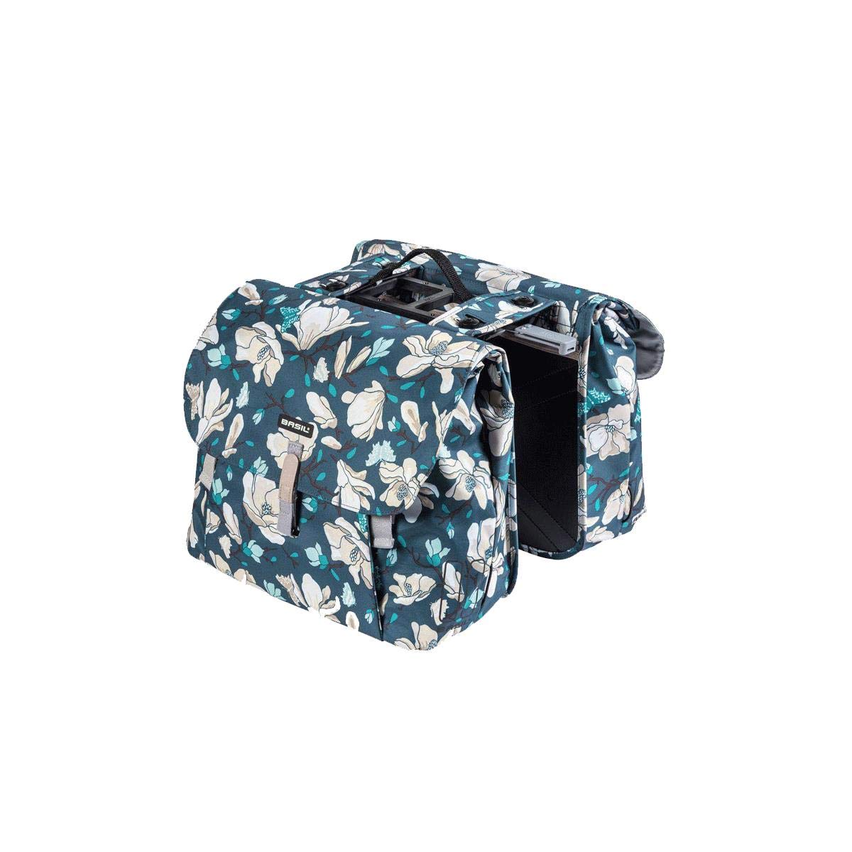 basil magnolia double pannier bag
