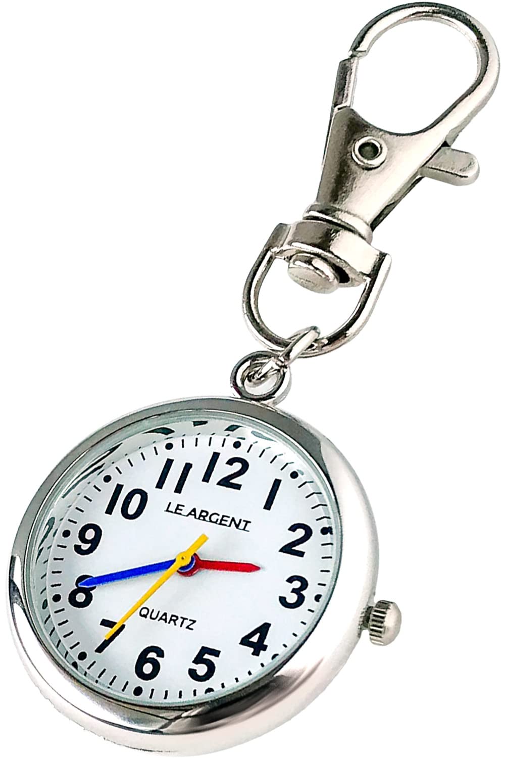 LE ARGENT (ル アルジャン) Pocket Watch, Nurse Watch, Watch, Key Chain, Japanese Quartz, Battery Made in Japan