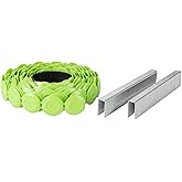 Metabo HPT 18 Gauge Staples and Plastic Caps | 7/16 in. Crown, 7/8-in Leg Length | Electro Galvanized | 2,000 Count | 31102SH