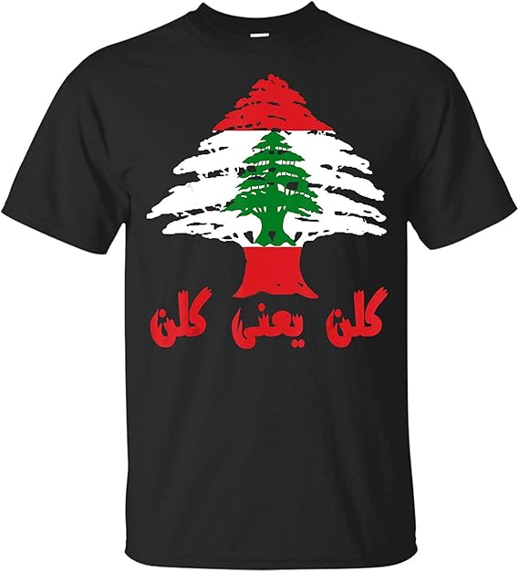 Visaca Lebanon Lebanese Flag TShirt Amazon.es Ropa y accesorios