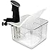 EVERIE Collapsible Hinged Sous Vide Container Lid for Anova Culinary Precision Cookers, Fits 12,18,22 Quart Rubbermaid Container (Corner Mount)
