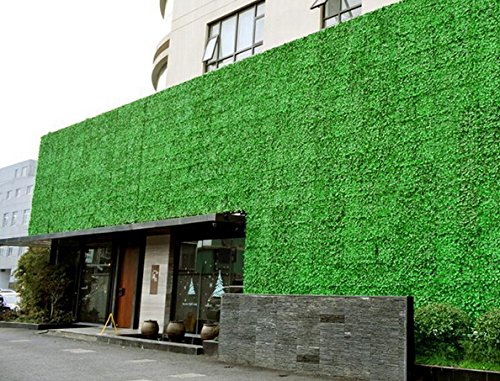 Kingmys Artificial Milan Boxwood Topiary Hedge Plant Privacy Fence Screen Greenery Panels Suitable for Both Outdoor or Indoor, garden or backyard Wall and home decor 40”L x 40”H (4 piece) - Thumbnail 3