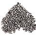 RUBYCA 100 Sets 10MM Black Gunmetal Color Bullet Cone Spike Stud Metal Screw Back DIY Leather-Craft