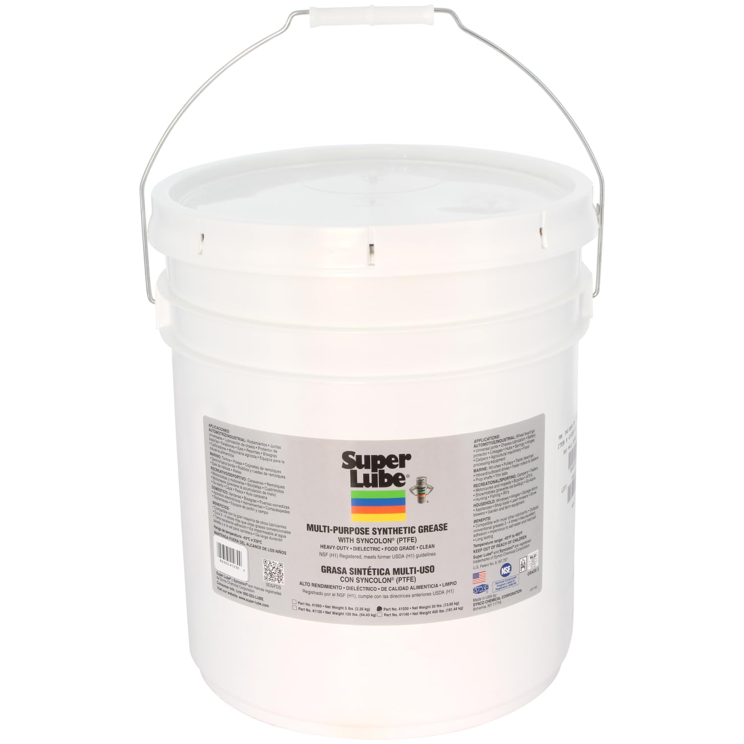 Super Lube 41030 Synthetic Grease (NLGI 2), 30 lb