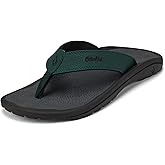 OLUKAI Ho'opio Hau Women's Beach Sandals, Quick-Dry Flip-Flop Slides, Water Resistant Suede Lining & Wet Grip Soles, Soft Comfort Fit & Arch Support