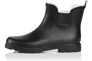 NORTY - Womens Ankle Rain Boots - Ladies Waterproof Winter Spring Garden Boot runs ½ size large