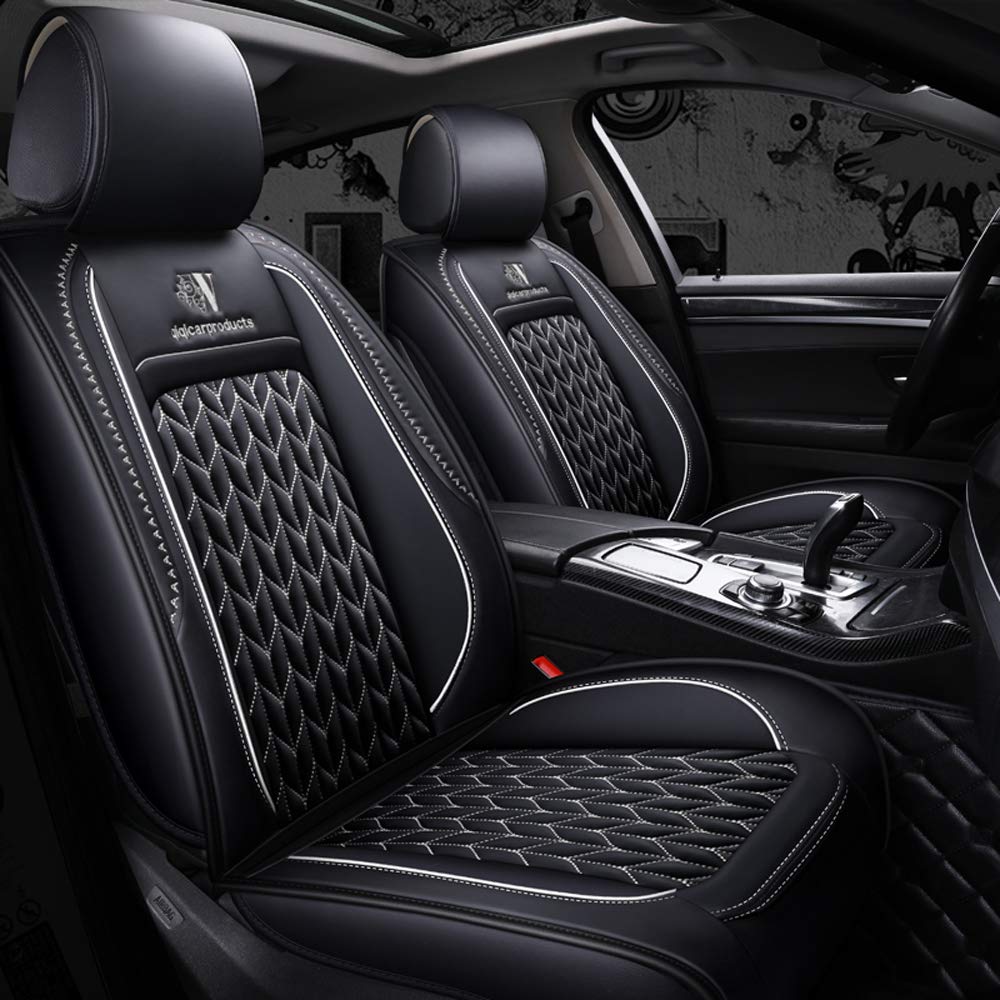 Best van seat covers leather white black