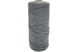 LIBAI-V Cotton Twine, 328 Feet Macrame Cord Cotton Rope, Garden String for DIY Arts & Crafts, Gift Package Twine Wall Hanging