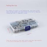 Lemiyoo 30x M4 Stainless Steel Eye Screws Hooks Heavy Duty Eyelet Bolts Wood view 5
