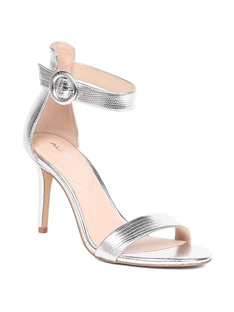 aldo silver high heels