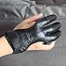 Seakcoik Archery Gloves, Genuine Leather Gloves with Three Finger for Recurve & Compound Bow, Hand Guard Protective for Men Women & Youth - M