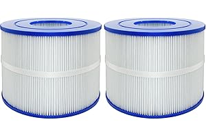 DEEKOOL 2 Pack PBF40M Spa Filter, PBF40 Hot Tub Filter Replacement, Compatible with Pleatco PBF40 and PBF40-M, Compatible with Bullfrog Wellspring 30 Coreless 10-00282 Filter