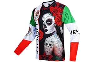MENUTT Kids Cycling Jersey Downhill Shirts for Girls Boys Clothing Long Sleeve Powersports Bike Child Mexico Bicycle MTB Tops