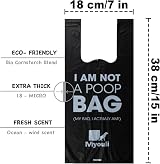 Miyouli 300 Count Biodegradable Pet Poop Bags Extra Thick With Handles view 2