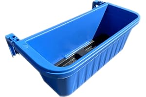 Apollo Exports International 20" Adjustable Railing Planter, Blue