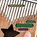 Kalimba 17 Key Thumb Piano - Musical instruments for adults and kids with all accessories, free music e-book and play along videos - Best relaxation gifts