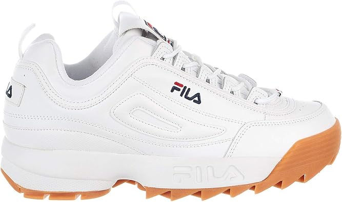 fila disruptor ii trainers white heart exclusive