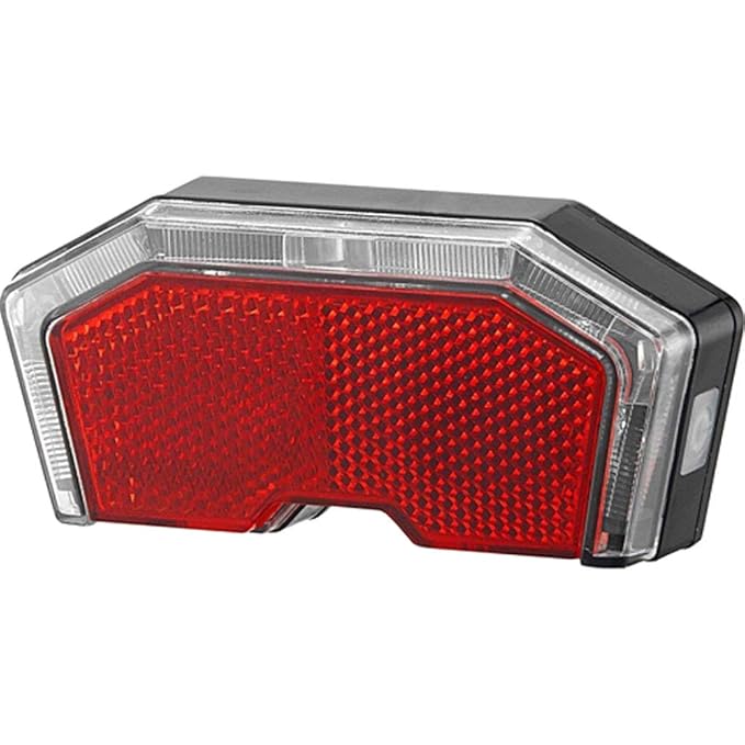 Union Batterie LED Fahrrad Rücklicht UN-4460 für Gepäckträger 50 und 80 mm