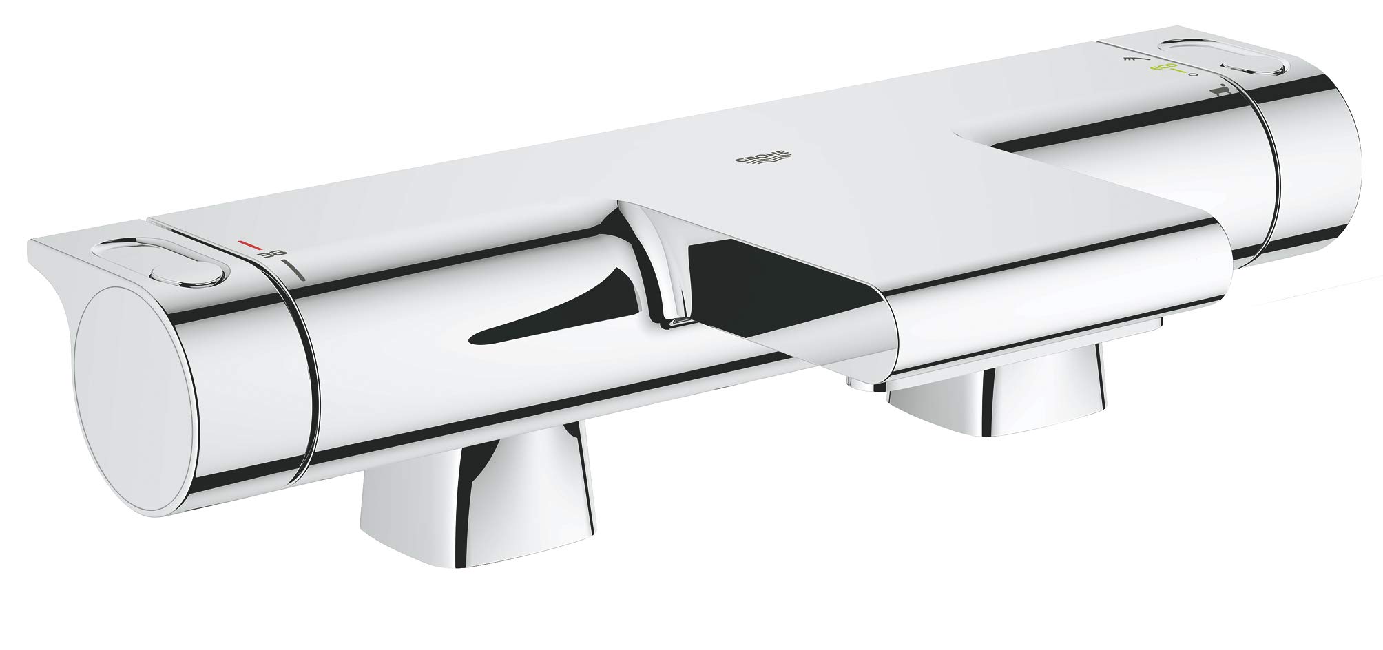 GROHE Grohtherm 2000 New Thermostatic Bath/Shower Mixer 1/2" Chrome 34176001