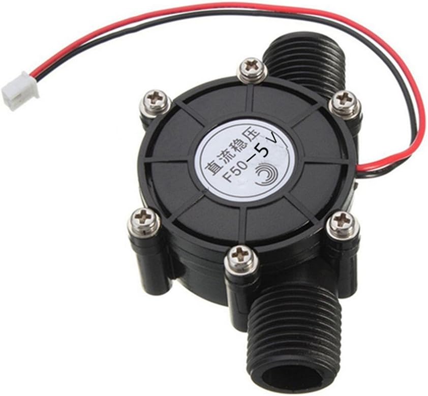LongTN Water Turbine Generator,DC 12V/5V/80V Water Turbine Generator 10 W Micro Hydro Generator Tap Water Flow Hydraulic DIY Water Charging Tool (5V)