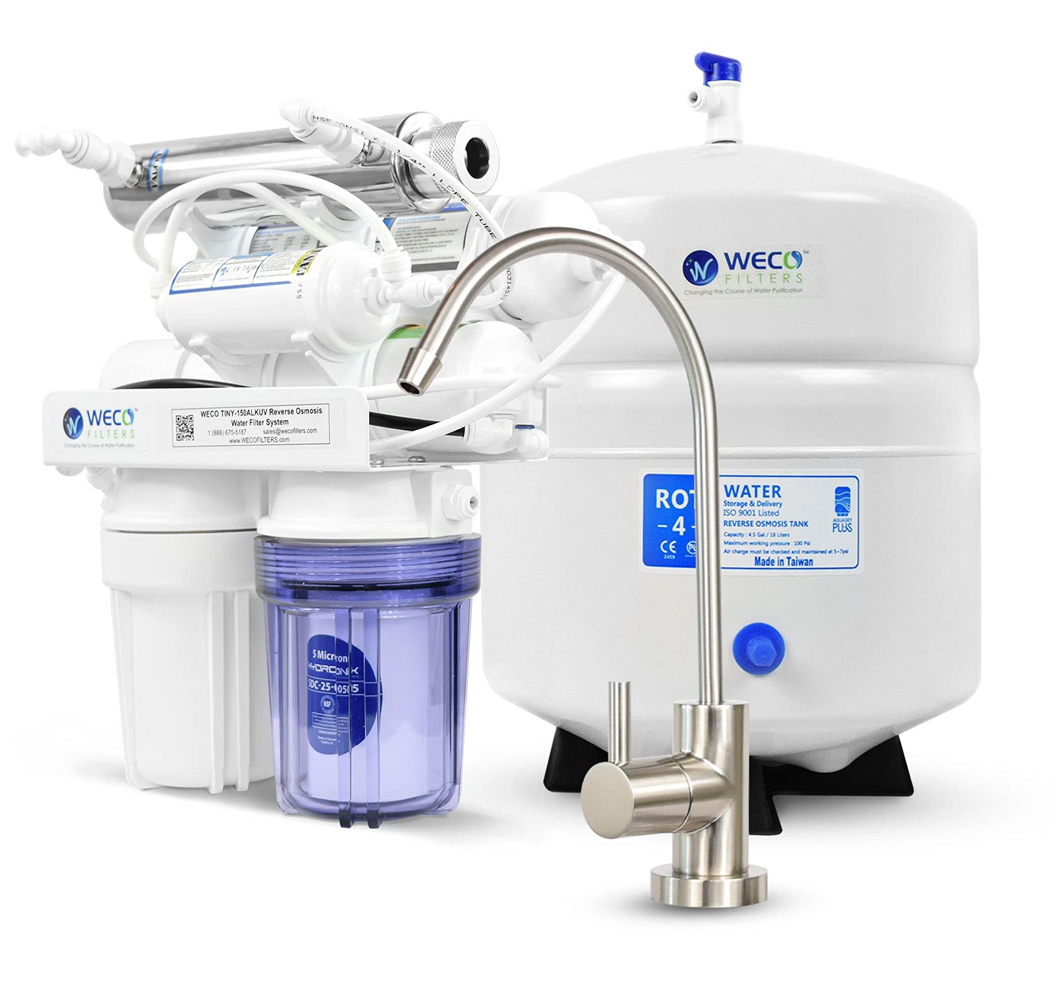 WECO TINY-150UVALK Reverse Osmosis Water Filter