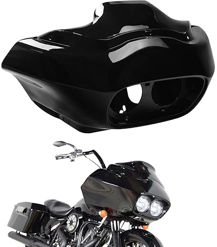 Amazon.com: ZXMOTO Black Batwing Outer + Inner Fairing For