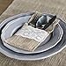 Ling's moment Natural Burlap Silverware Napkin Holders Cutlery Pouch 4 x 8 Inch Pack of 50 for Vintage Wedding Decor Bridal Shower Party Table Setting Decorations
