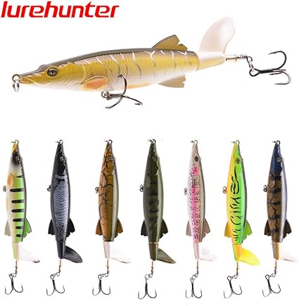 floating rotating tail lures