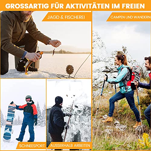 Wärmende Sohlen für Schuhe Männlich - 10 Paar - Sohlenwärmer, 100% natürliche Wärme, Fußwärmer-Sohlen sowie Schuhwärmer-Einlegesohlen, für 8 Stunden warme Füße, warme Einlegesohlen für Schuhe …