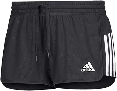 adidas 3 stripe knit shorts